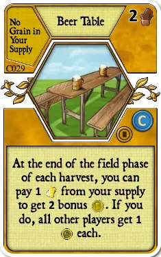 Beer Table